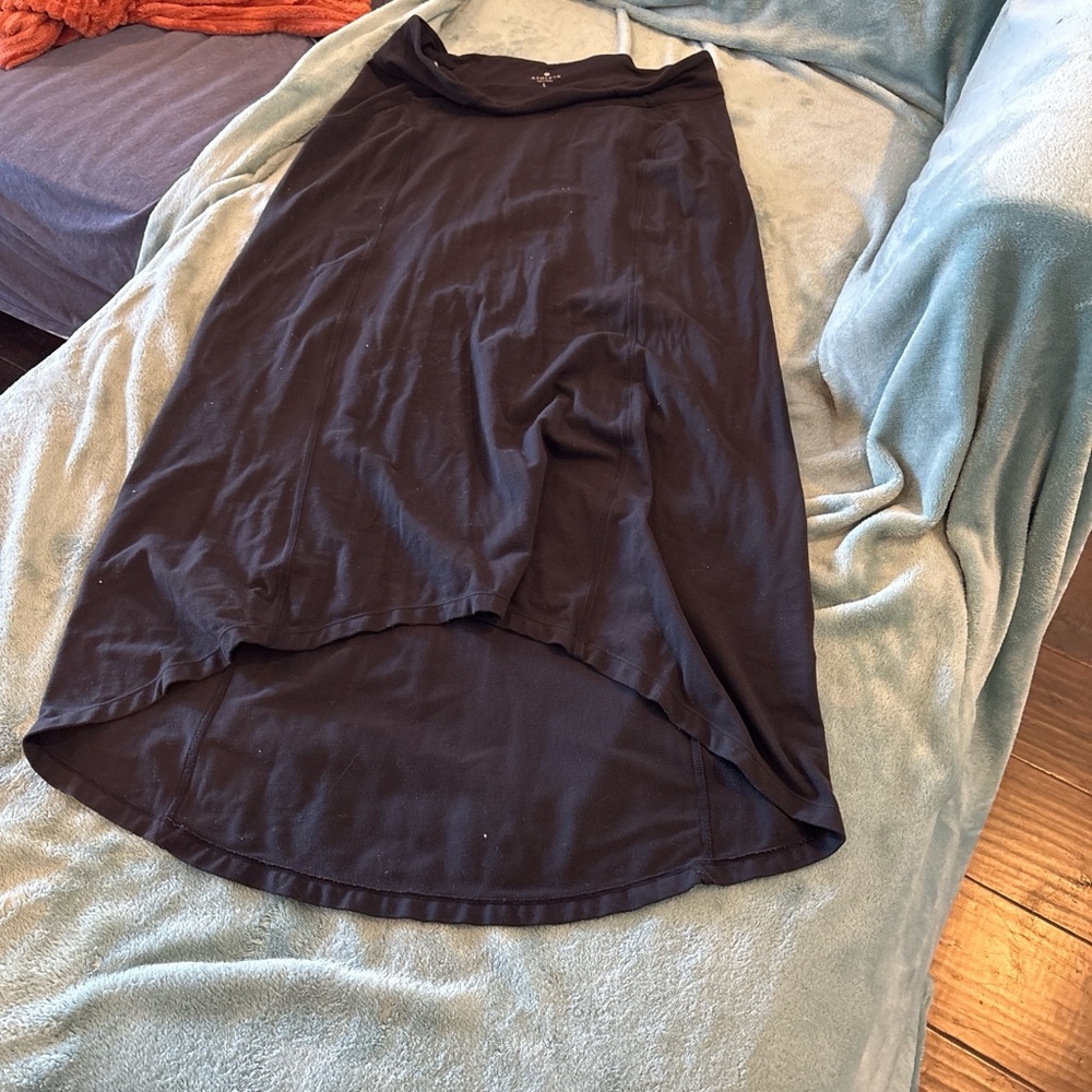 Athleta Black High Low Women's Skirt